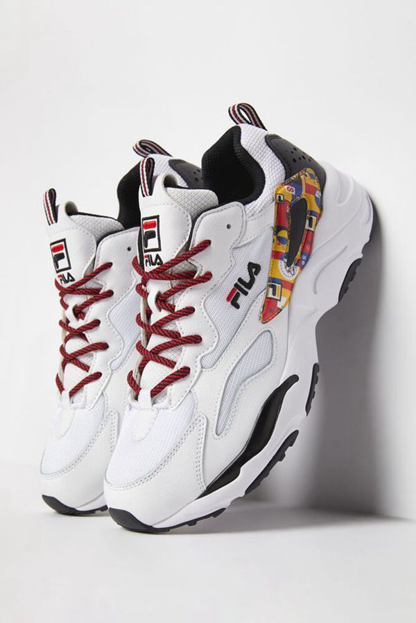 Zapatillas Fila Hombre Blancas / Negras / Rojas - Ray Tracer Archive - España 830257BKW